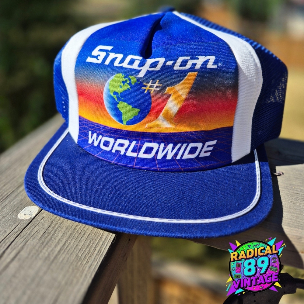 Vintage Snap On Trucker Hat.